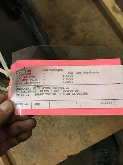 Used Falk 300 HP Ratio 5.040 Gear Reducer -Rebuilt