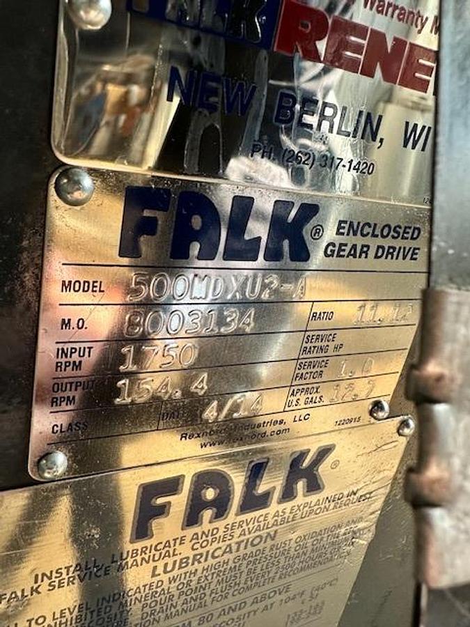Falk Ram 500MDXU-2 Ratio 11.12 Gear Drive Mixer