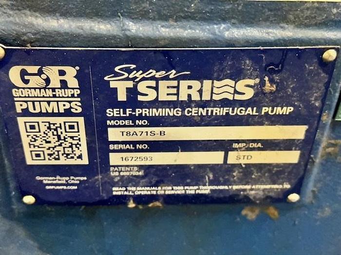 Gorman Rupp Model T8A71S-B Self Priming Pump