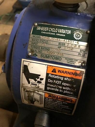 Used Sumitomo SM-Beier Cyclo Variator (New)