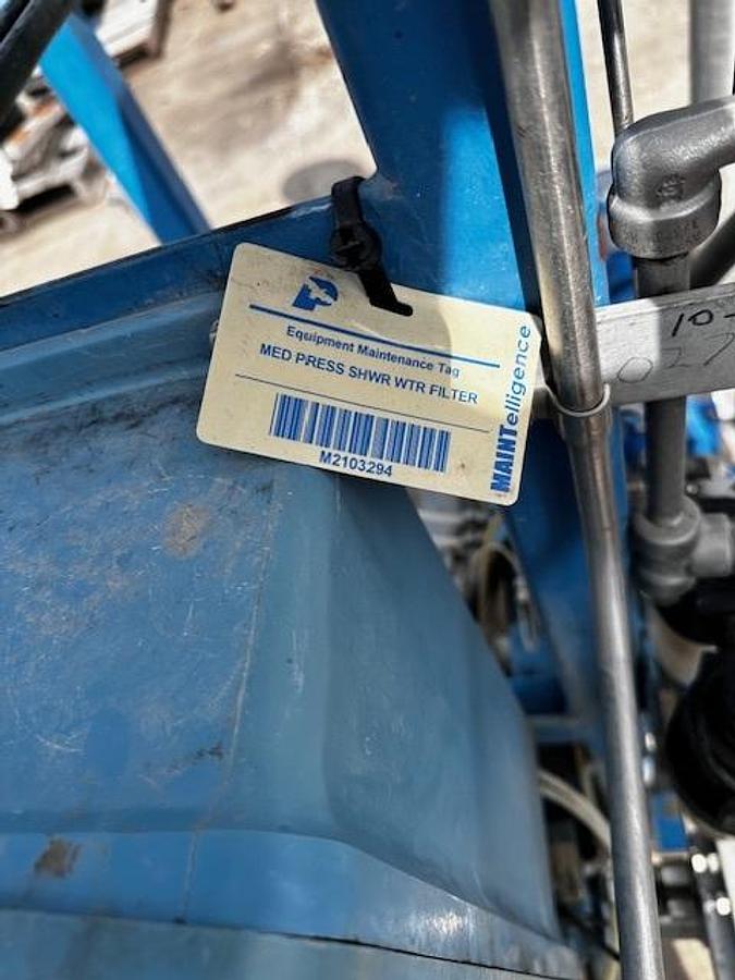 Used AES Eaton 4 Bank tubular Backwash Filter with Controls