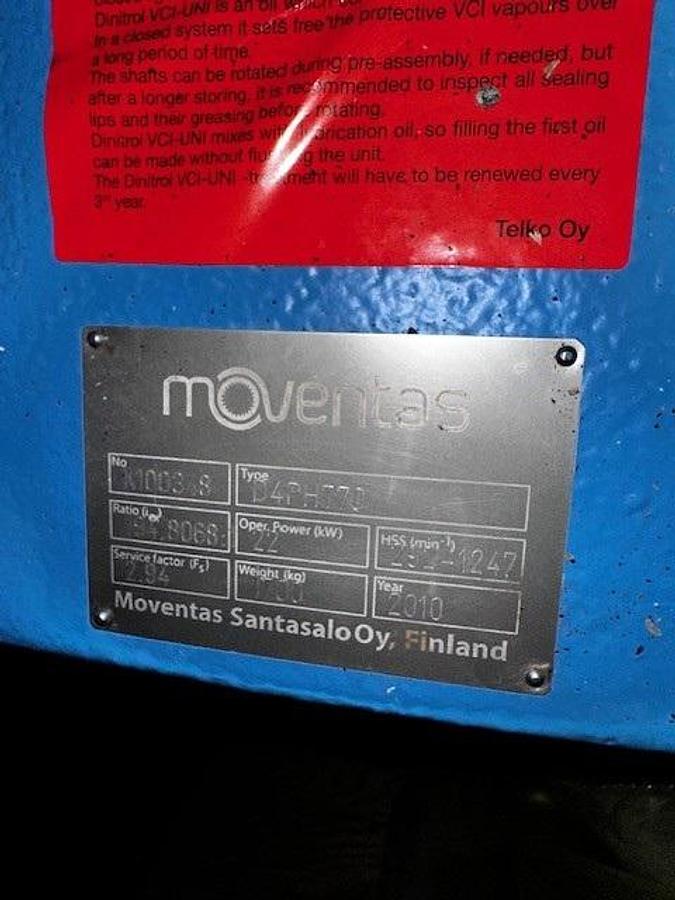 Moventas Santasalo D4PHT70 Gear Drive Ratio: 194.8068:1 NEW