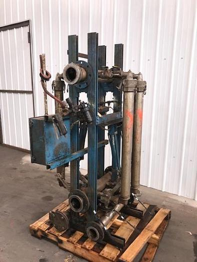 Used Ronningen Petter 4 Bank Filter with Backwash Control