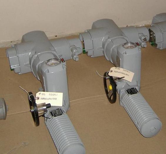 Used (2) AUMA SG05.1 Electric Valve Actuators – NEW SURPLUS – SOLD!