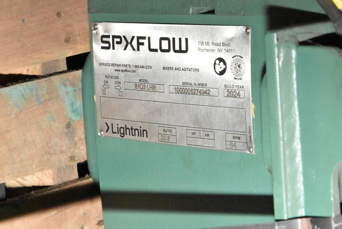 Lightnin Series 80 Model 81Q3 LHR Medium Torque Top Entry Mixer Ratio: 20.8