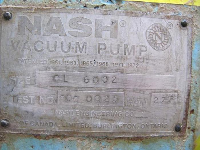 Used Nash CL6002 Vacuum Pump -SOLD!