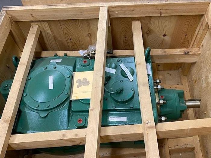 Metso Gear Reducer Model M3RVHF50 Helical Right Angle Gear Reducer Ratio 23.076:1