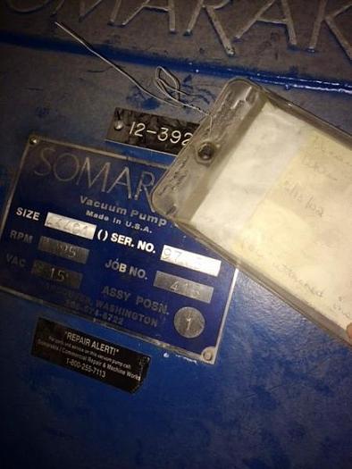 Used Somarakis  CL6001 Vacuum Pumps
