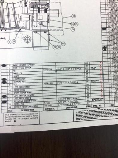 Used Ahlstrom Kamyr Kneader Disperger
