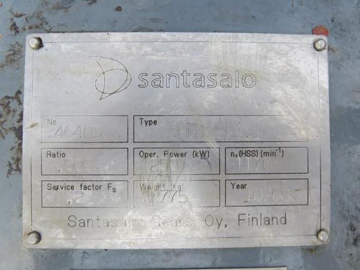 Used Santasalo 250 KW Gear Reducer