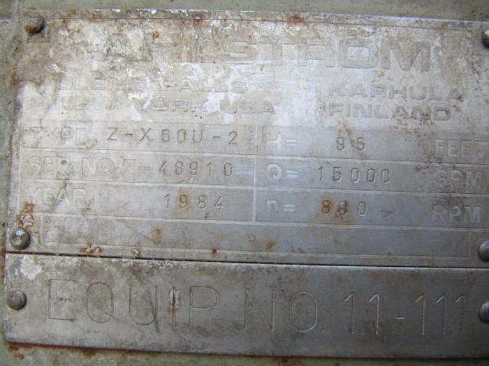 Used Ahlstrom Z-X60U-2 Fan Pump (SOLD!)