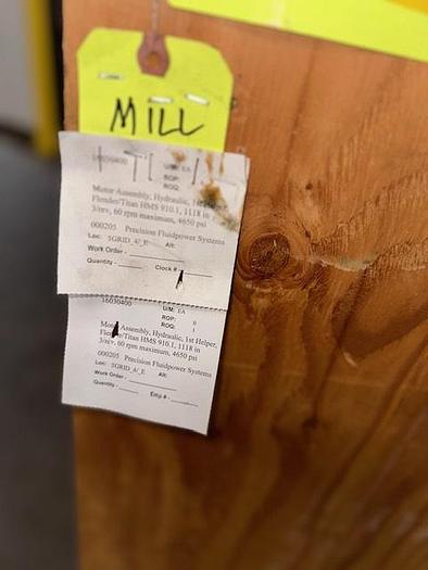 Refurbished Titan Hydraulic Motor HMS 910.1 4650 psi