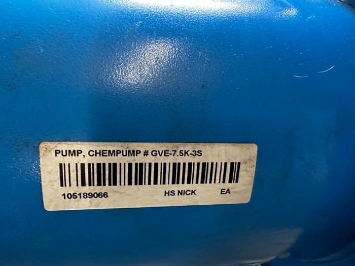 Chempump Teikoku GVE-7.5K-3S Canned Motor Pump Sealless 12.2 HP