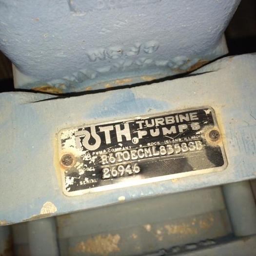 Used Roth R6TOECML8358SB Turbine Pump Stainless Steel