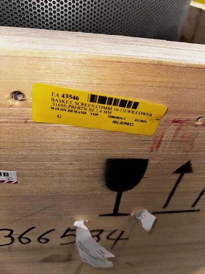 2023 Voith CM12 Screen & Extraction Plate