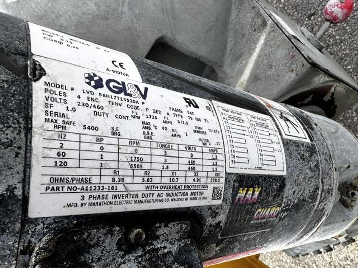 Used GL&V Beloit 20-inch DD4600 Refiner