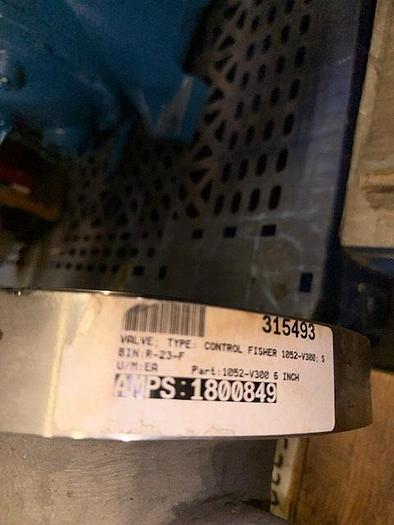 Fisher 6" V300 Control Ball Valve