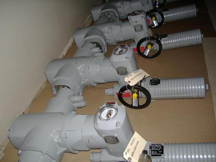 Used (2) AUMA SG05.1 Electric Valve Actuators – NEW SURPLUS – SOLD!