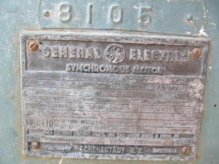 Used GE 800 HP Synchronous Motor
