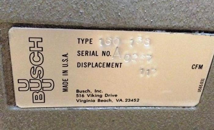 Used Busch Type 160 138 7.5 HP Vacuum Pump (New) – SOLD!