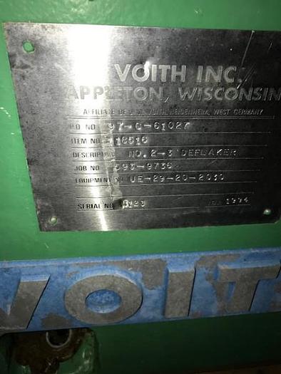 Used Voith 2E Deflaker SS