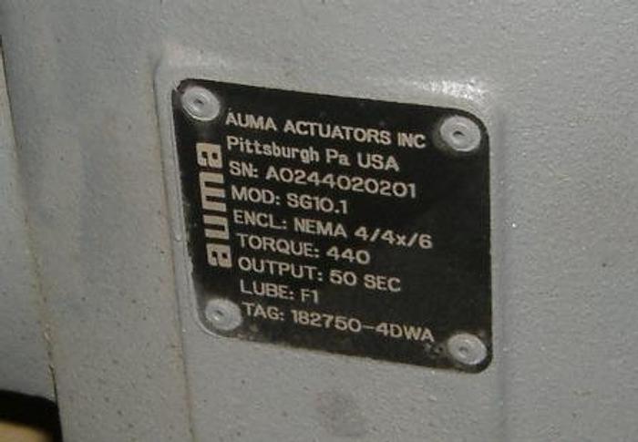 Used AUMA SG10.1 Quarter-Turn Electric Valve Actuator – New Surplus