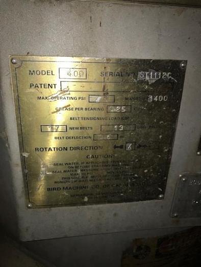 Used Voith Sulzer 400 Centrisorter Screen SS