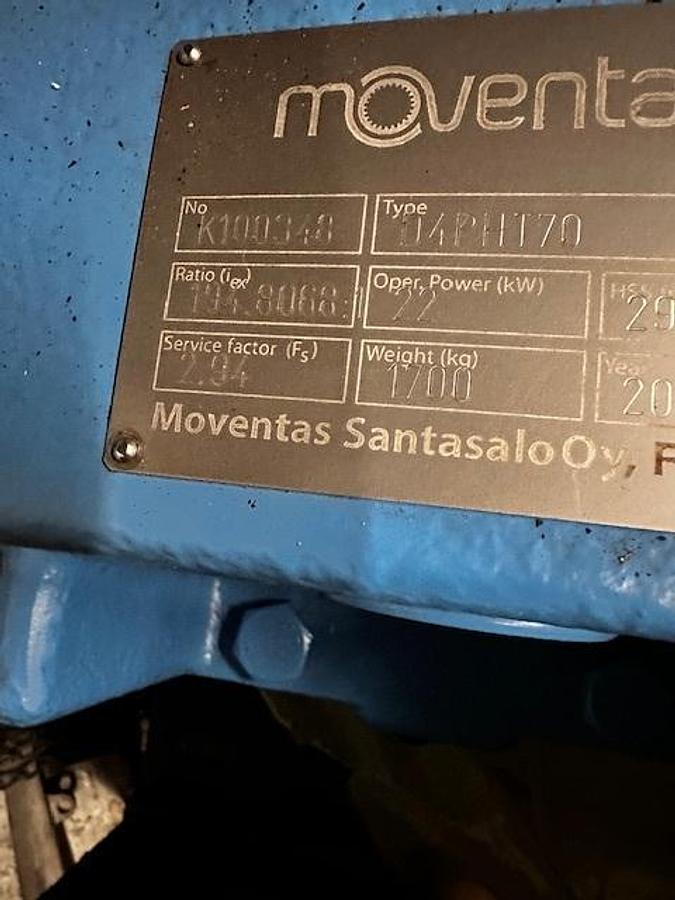 Moventas Santasalo D4PHT70 Gear Drive Ratio: 194.8068:1 NEW