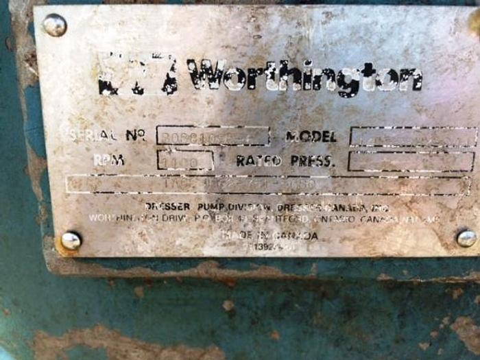 Used Worthington 14 FRBHX-244 Pump