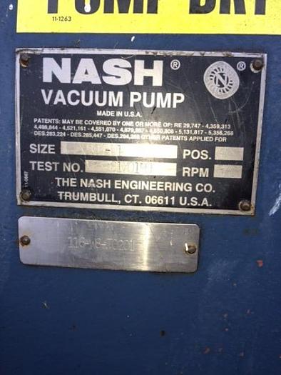 Used Nash 904 M-1 Vacuum Pump – Unused – SOLD!