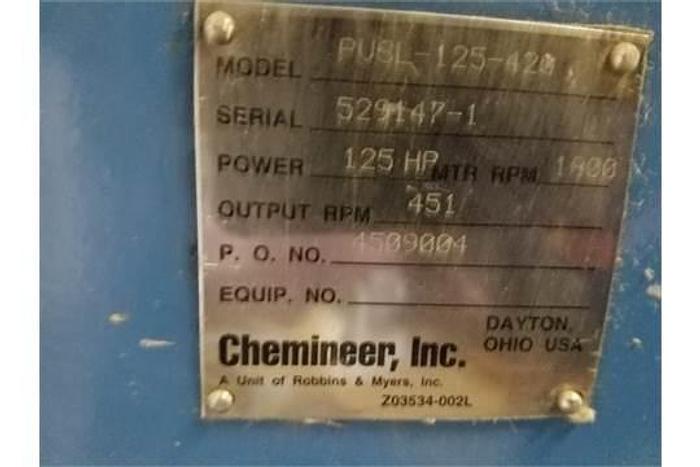 Used Prochem Mixer Agitator 125 HP (NEW)