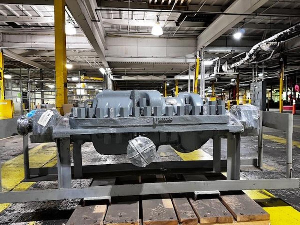 Used United WMSND-M 3x9 8-Stage Horizontal Multistage Centrifugal Pump CA6NM Rebuilt