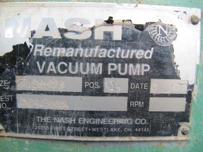 Used Nash CL9002G  Vacuum Pump (SS Lined)