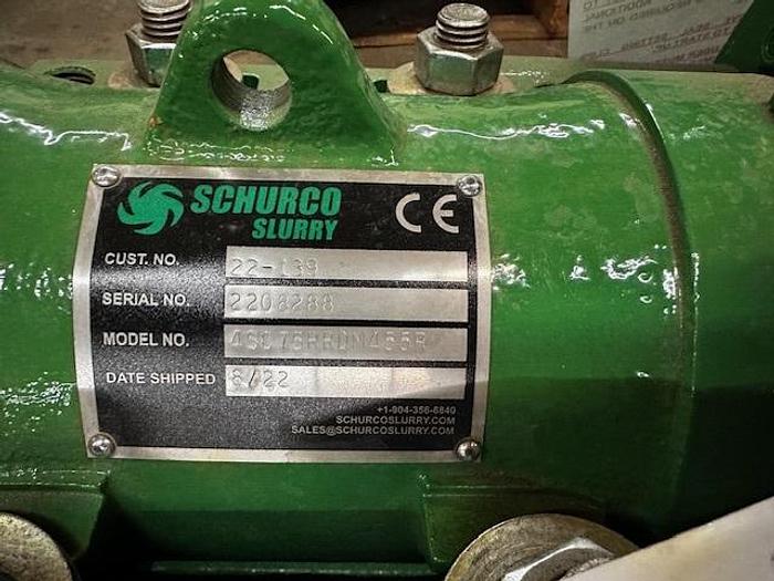 Schurco Model 4SC75RRDM455R Slurry Pump