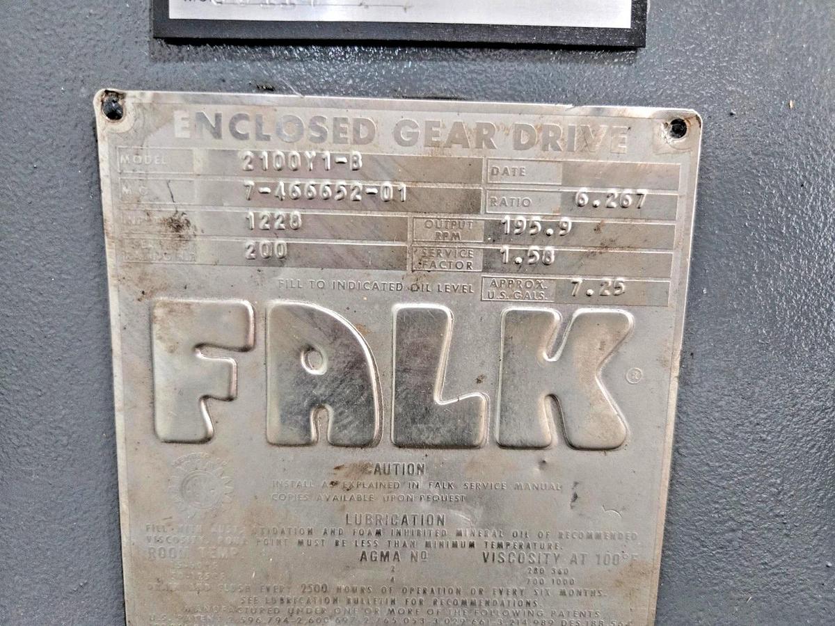 Refurbished Share Falk 2100Y1-B Gear Drive 6.267 Ratio 200 HP Rebuilt