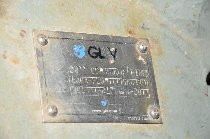 Used Beloit 20 inch DD3600 Refiner