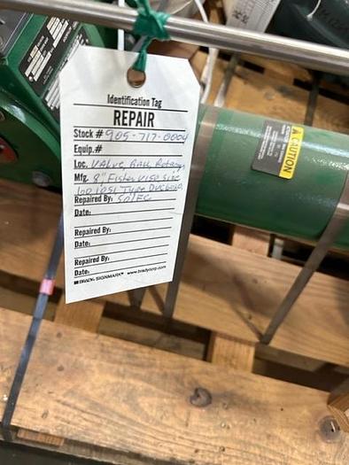 Refurbished Fisher 8 inch V150 Control Ball Valve with 1051 Actuator