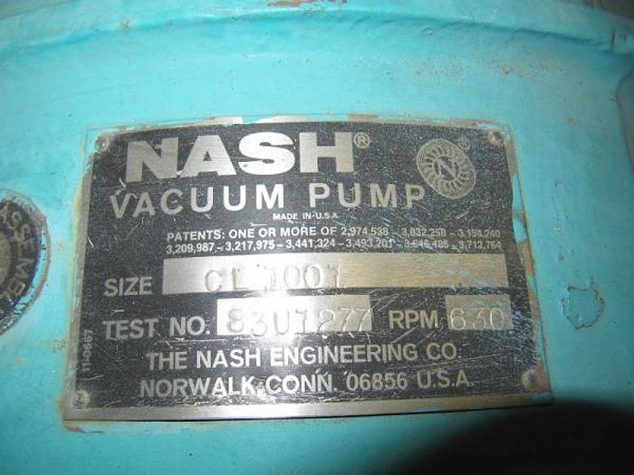 Used Nash CL1001 Vacuum Pump – SOLD!