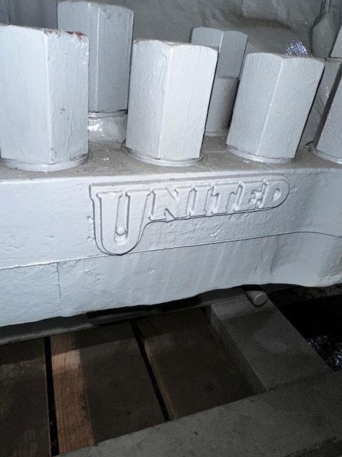 Used United WMSND-M 3x9 8-Stage Horizontal Multistage Centrifugal Pump CA6NM Rebuilt