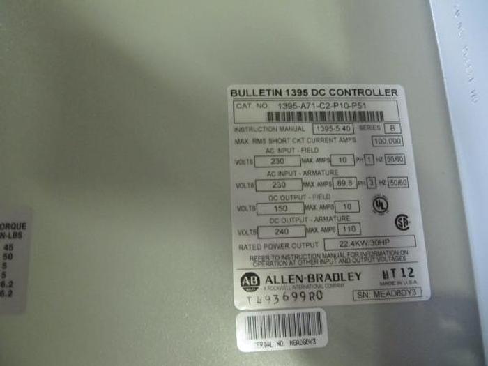 Used Allen Bradley DC Control Systems (Never Used)