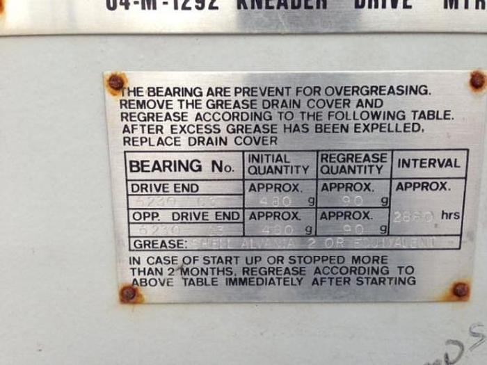 Used Toshiba 1500 HP Motor