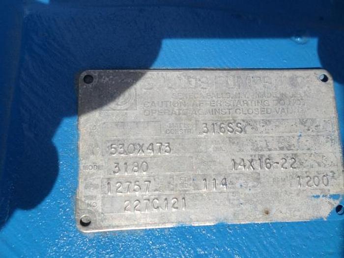Used Goulds 3180 14x16x22 Pump – SOLD!