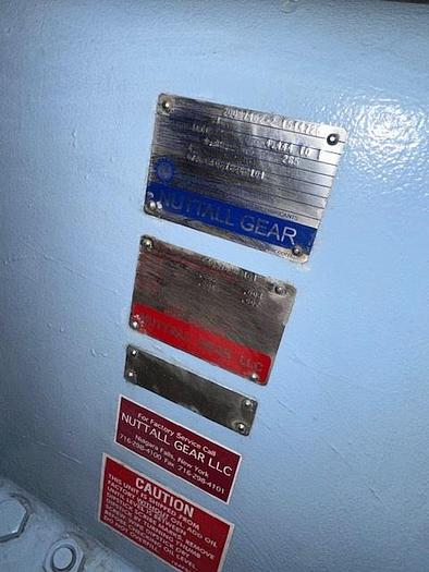 Nuttall S16 Gear Reducer Ratio 4.444 1000 HP 