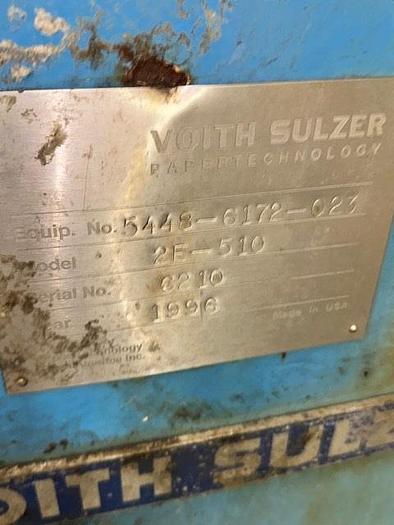 Used Voith Model 2E Deflaker SS