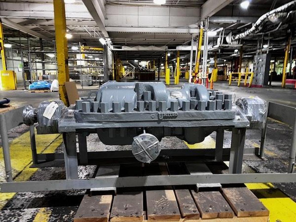 Used United WMSND-M 3x9 8-Stage Horizontal Multistage Centrifugal Pump CA6NM Rebuilt