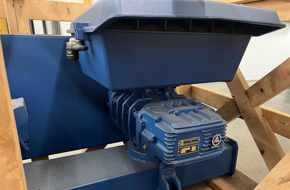 Aerzen GMA 11.4 Positive Displacement high Vacuum Blower with Base & Motor