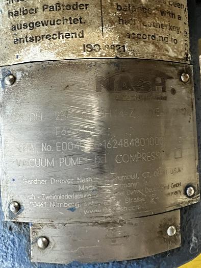 Nash 2BE1103 OHY4-Z Stainless Steel Vacuum Pump  