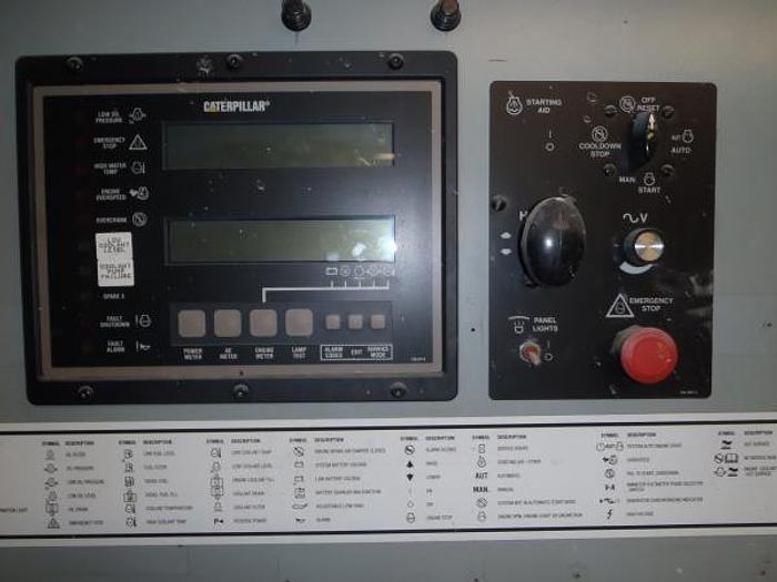 Used Caterpillar D398 600 KW Standby Generator w/612 Hours