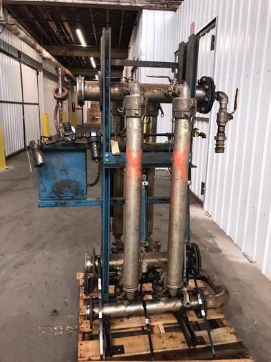 Used Ronningen Petter 4 Bank Filter with Backwash Control