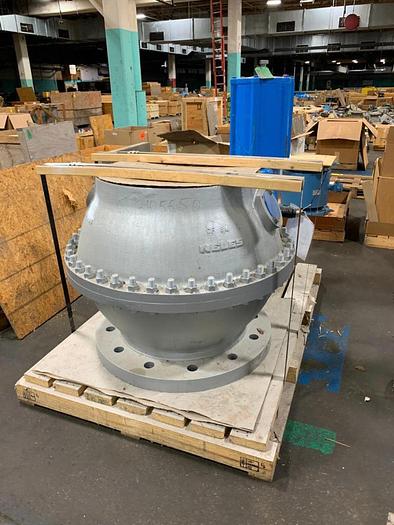 Refurbished Neles Jamesbury 24 inch Digester Capping Valve with Actuator Remanufactured by Neles